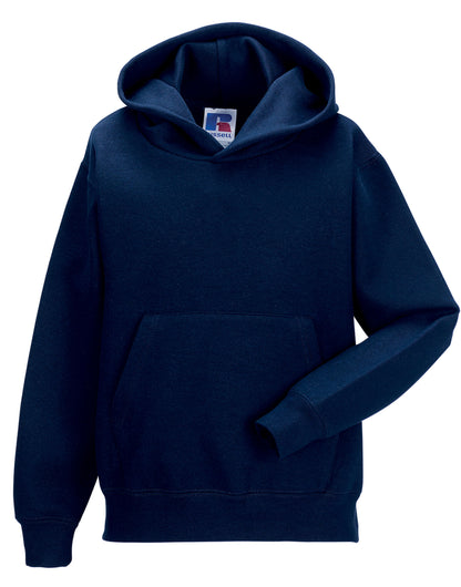 Russell Collection Russell Kids Hooded Sweatshirt 575B - French Navy - Customisable Sweatshirts