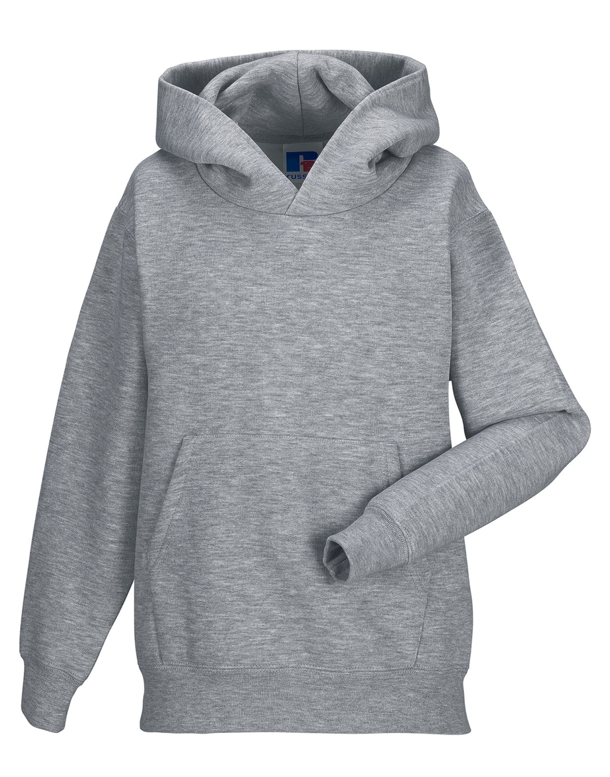 Russell Collection Russell Kids Hooded Sweatshirt 575B - Light Oxford - Customisable Sweatshirts