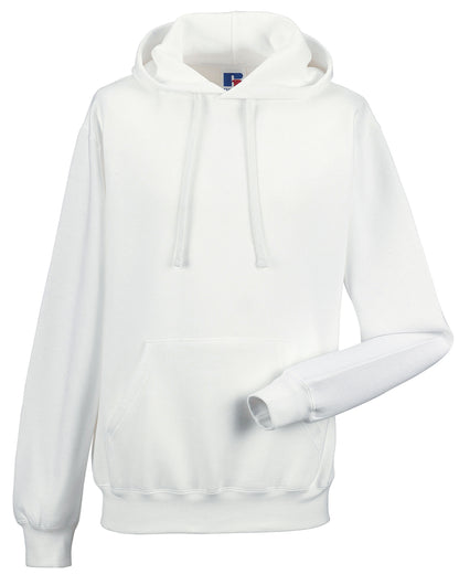 Russell Collection Russell Hooded Sweatshirt 575M - White - Customisable Sweatshirts