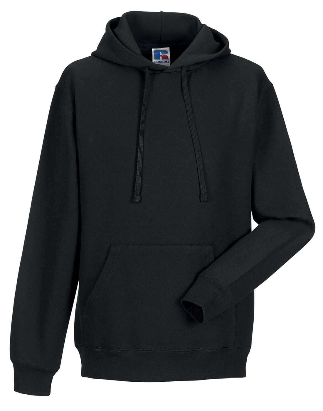 Russell Collection Russell Hooded Sweatshirt 575M - Black - Customisable Sweatshirts
