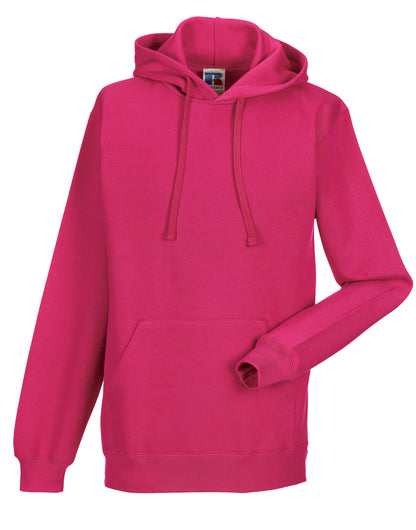 Russell Collection Russell Hooded Sweatshirt 575M - Fuchsia - Customisable Sweatshirts