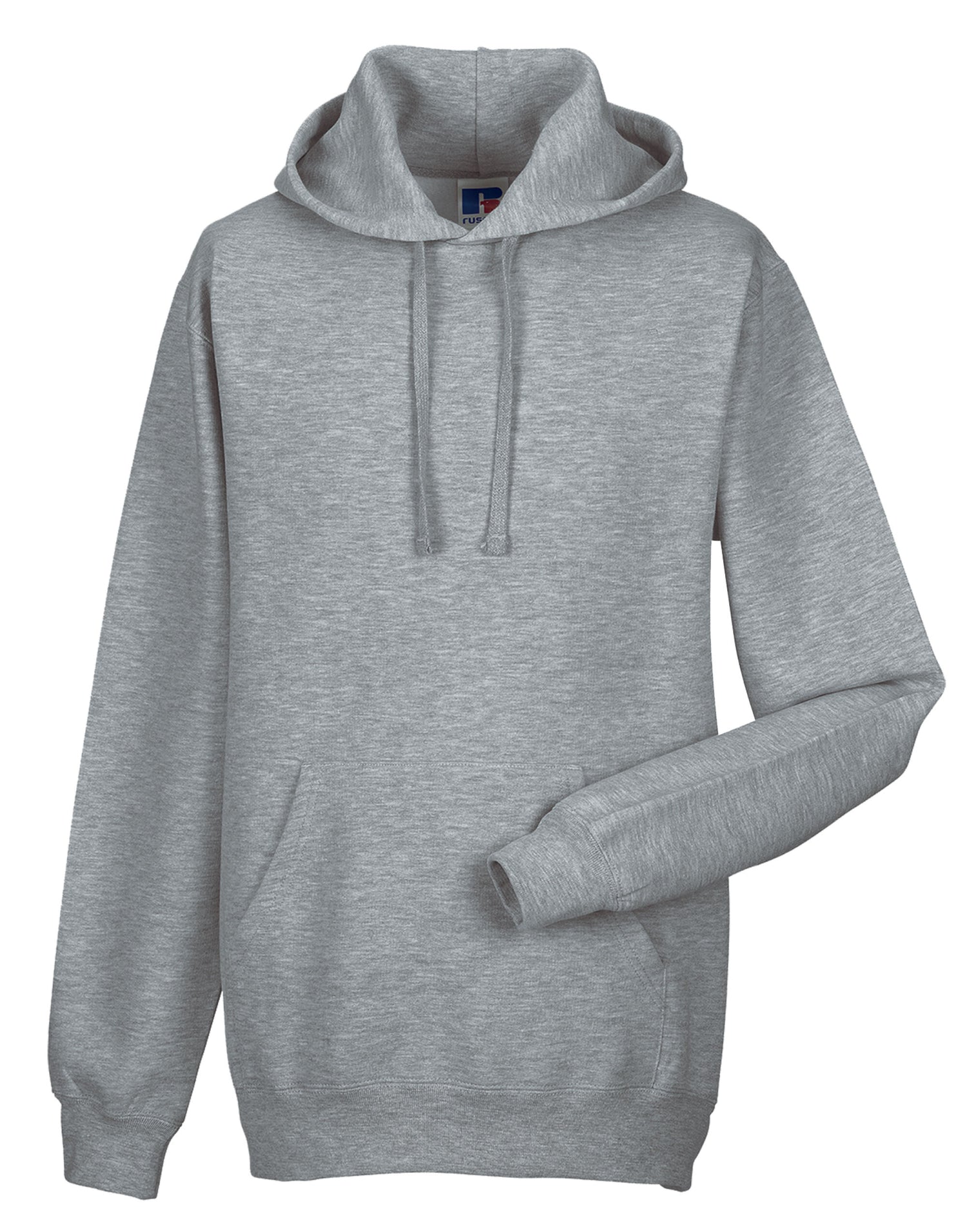 Russell Collection Russell Hooded Sweatshirt 575M - Light Oxford - Customisable Sweatshirts