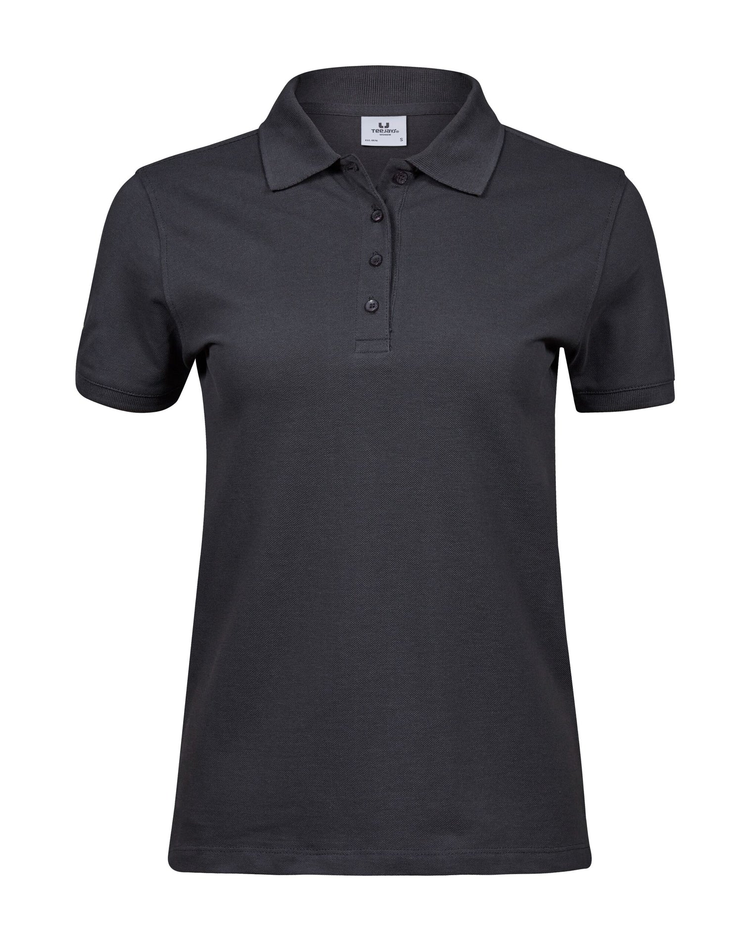 Tee Jays Ladies Heavy Polo TJ1401 - Dark Grey - Customisable Polos