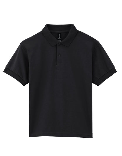 Gildan Dryblend Youth Jersey Polo 8800B - Black - Customisable Polos