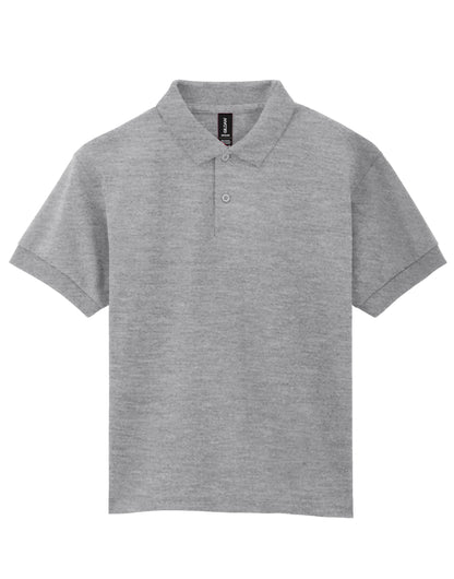 Gildan Dryblend Youth Jersey Polo 8800B - Sport Grey - Customisable Polos