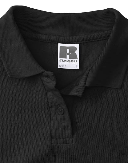 Russell Collection Russell Ladies Classic Polycotton Polo 539F - - Customisable Polos