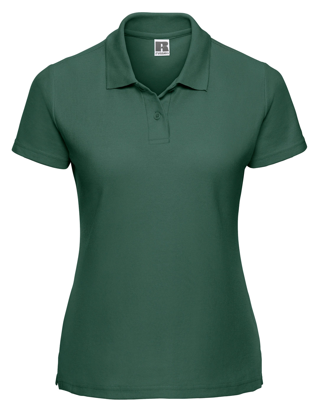 Russell Collection Russell Ladies Classic Polycotton Polo 539F - Bottle Green - Customisable Polos
