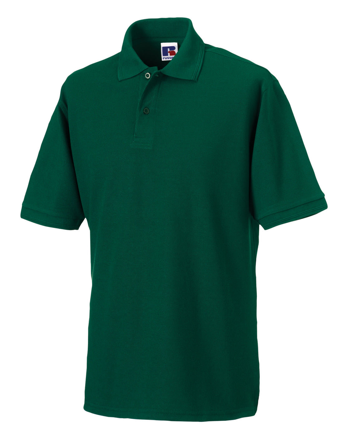 Russell Collection Russell Hardwearing Polycotton Polo 599M - Bottle Green - Customisable Polos