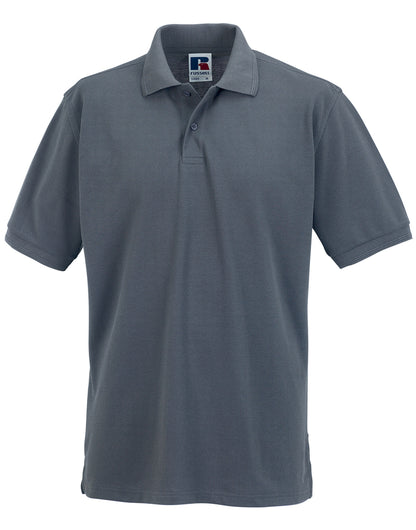 Russell Collection Russell Hardwearing Polycotton Polo 599M - Convoy Grey - Customisable Polos