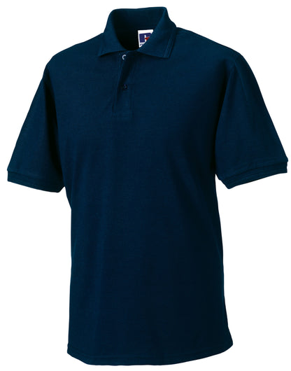 Russell Collection Russell Hardwearing Polycotton Polo 599M - French Navy - Customisable Polos