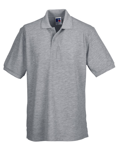 Russell Collection Russell Hardwearing Polycotton Polo 599M - Light Oxford - Customisable Polos