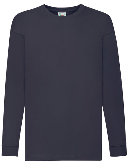 Fruit of the Loom Kids Valueweight Long Sleeve T 61007 - - Customisable T-Shirts