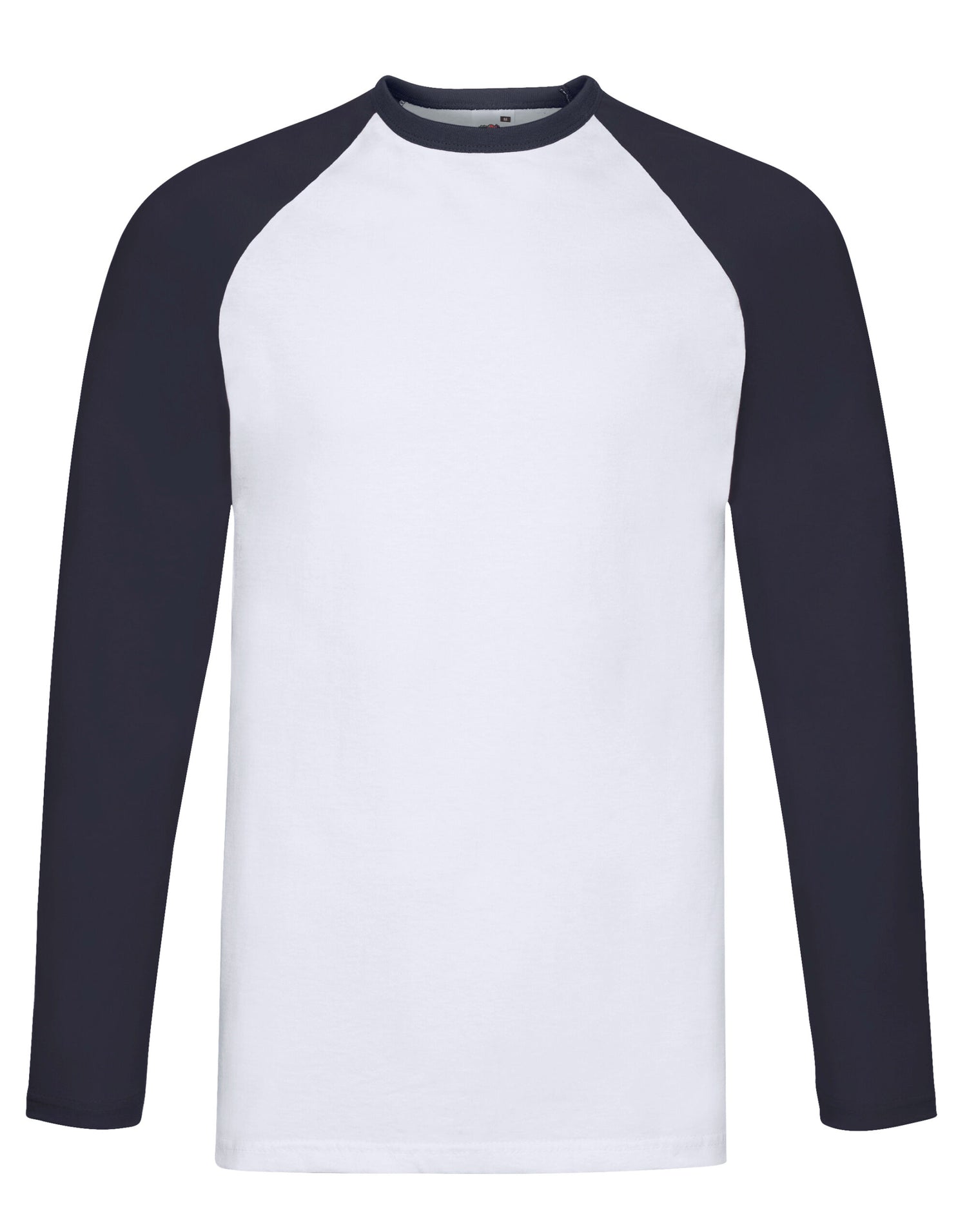 Fruit of the Loom Mens Valueweight LS Baseball T 61028 - - Customisable T-Shirts