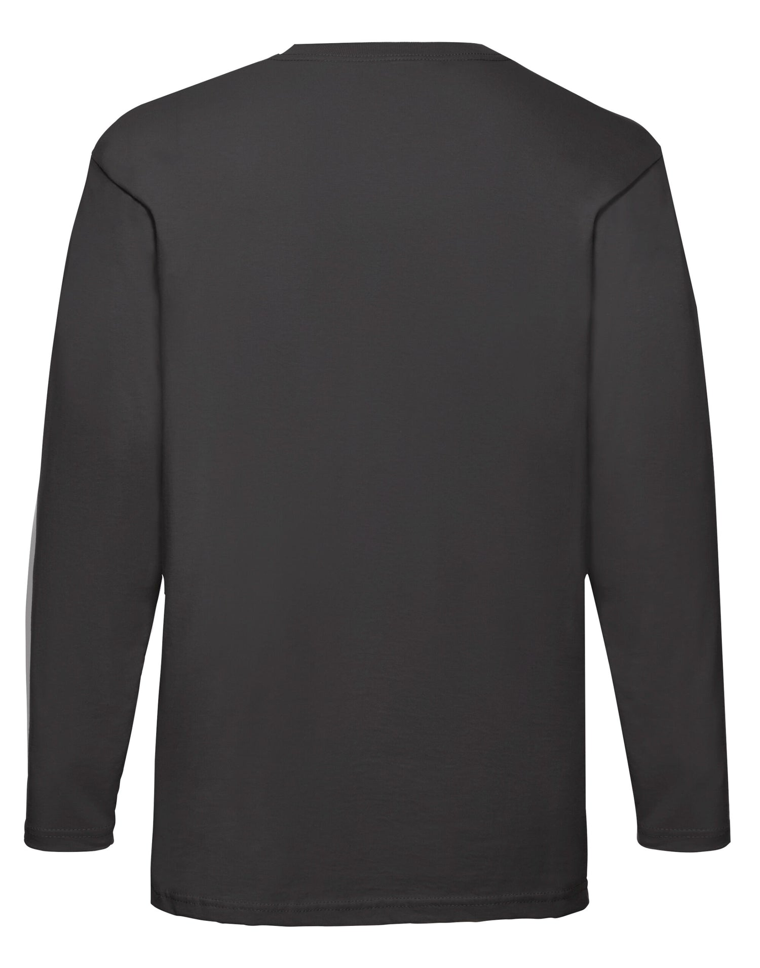 Fruit of the Loom Mens Valueweight Long Sleeve T 61038 - Black - Customisable T-Shirts