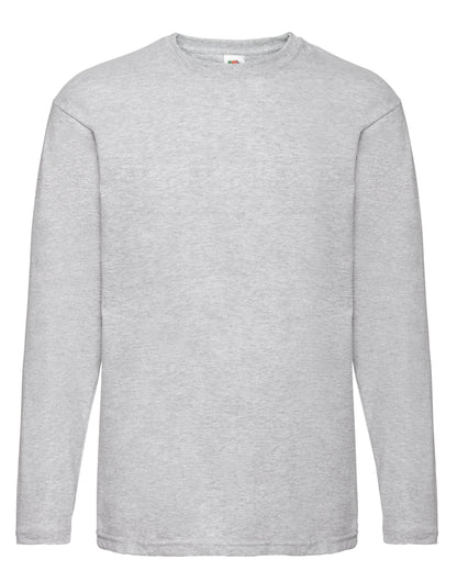 Fruit of the Loom Mens Valueweight Long Sleeve T 61038 - - Customisable T-Shirts