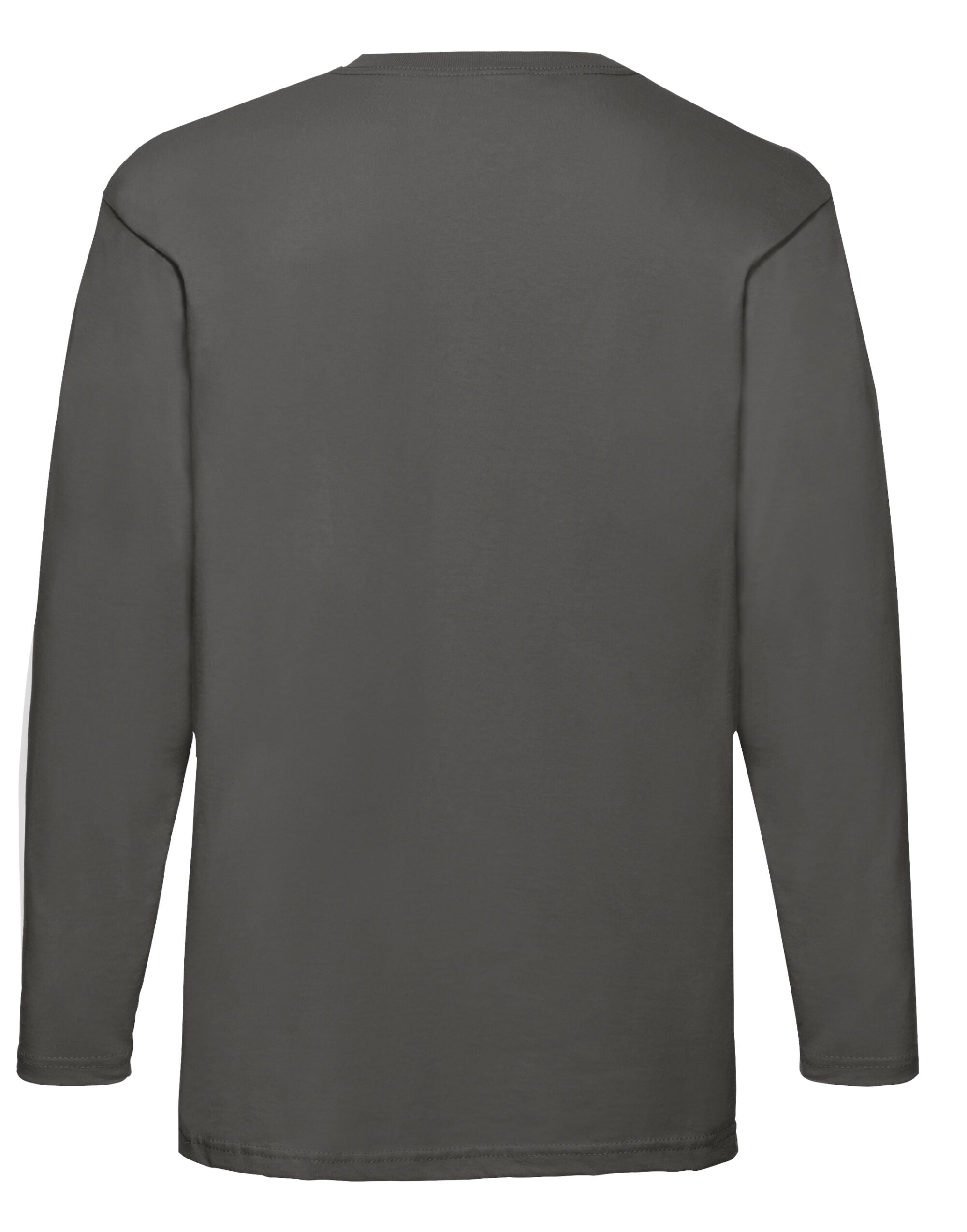 Fruit of the Loom Mens Valueweight Long Sleeve T 61038 - Light Graphite - Customisable T-Shirts