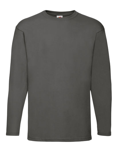 Fruit of the Loom Mens Valueweight Long Sleeve T 61038 - - Customisable T-Shirts
