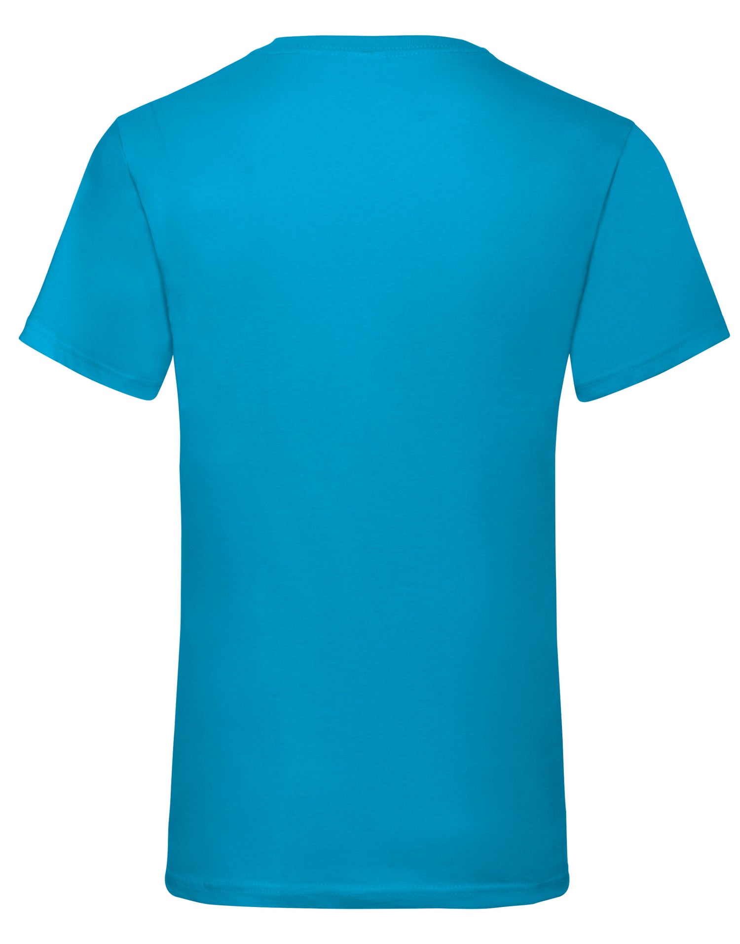FOTL Mens Valueweight V-Neck T 61066 - Azure Blue - Customisable T-Shirt