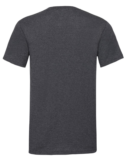 FOTL Mens Valueweight V-Neck T 61066 - Dark Heather - Customisable T-Shirt