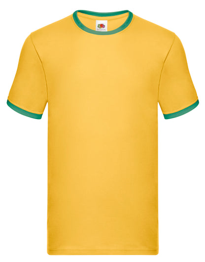 FOTL Mens Valueweight Ringer T 61168 - - Customisable T-Shirt