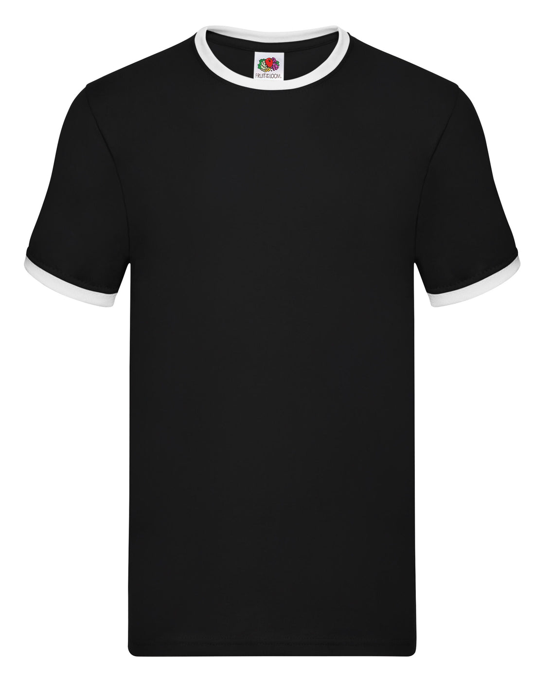 Fruit Of The Loom FOTL Mens Valueweight Ringer T 61168 - - Customisable T-Shirts