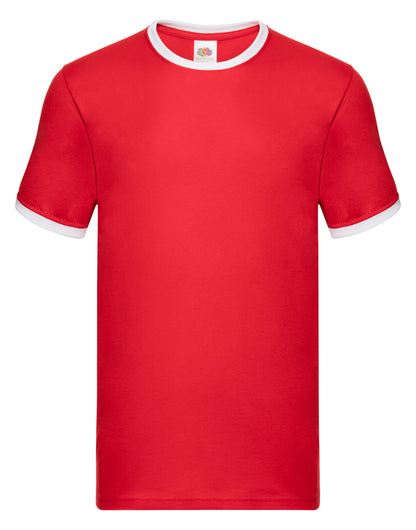 FOTL Mens Valueweight Ringer T 61168 - - Customisable T-Shirt