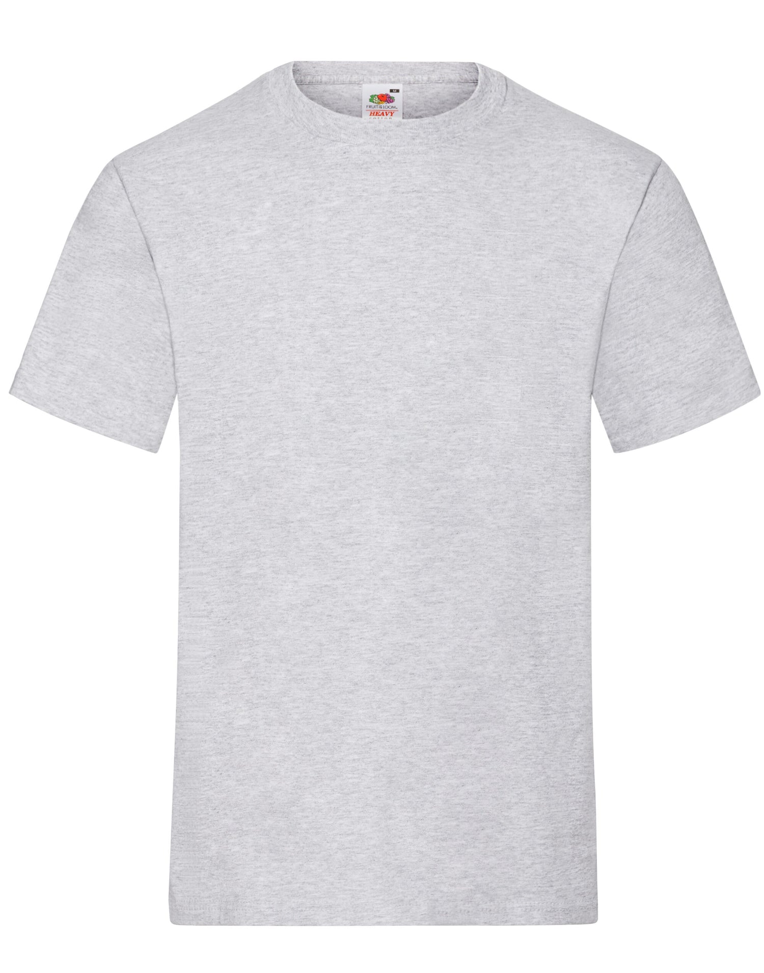 Fruit of the Loom Mens Heavy T 61212 - Heather Grey - Customisable T-Shirts