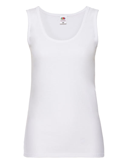 Fruit of the Loom Ladies Valueweight Athletic Vest 61376 - - Customisable T-Shirts