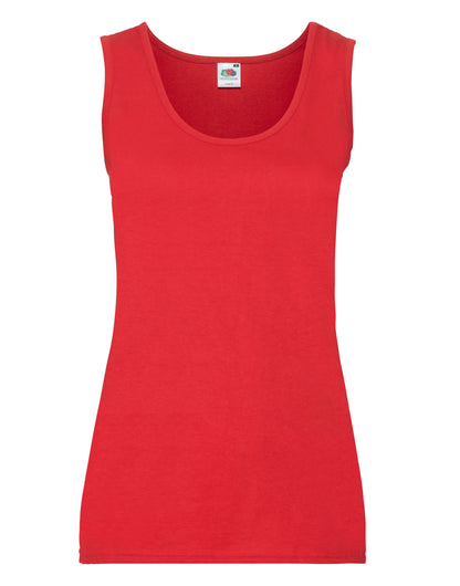 Fruit of the Loom Ladies Valueweight Athletic Vest 61376 - - Customisable T-Shirts