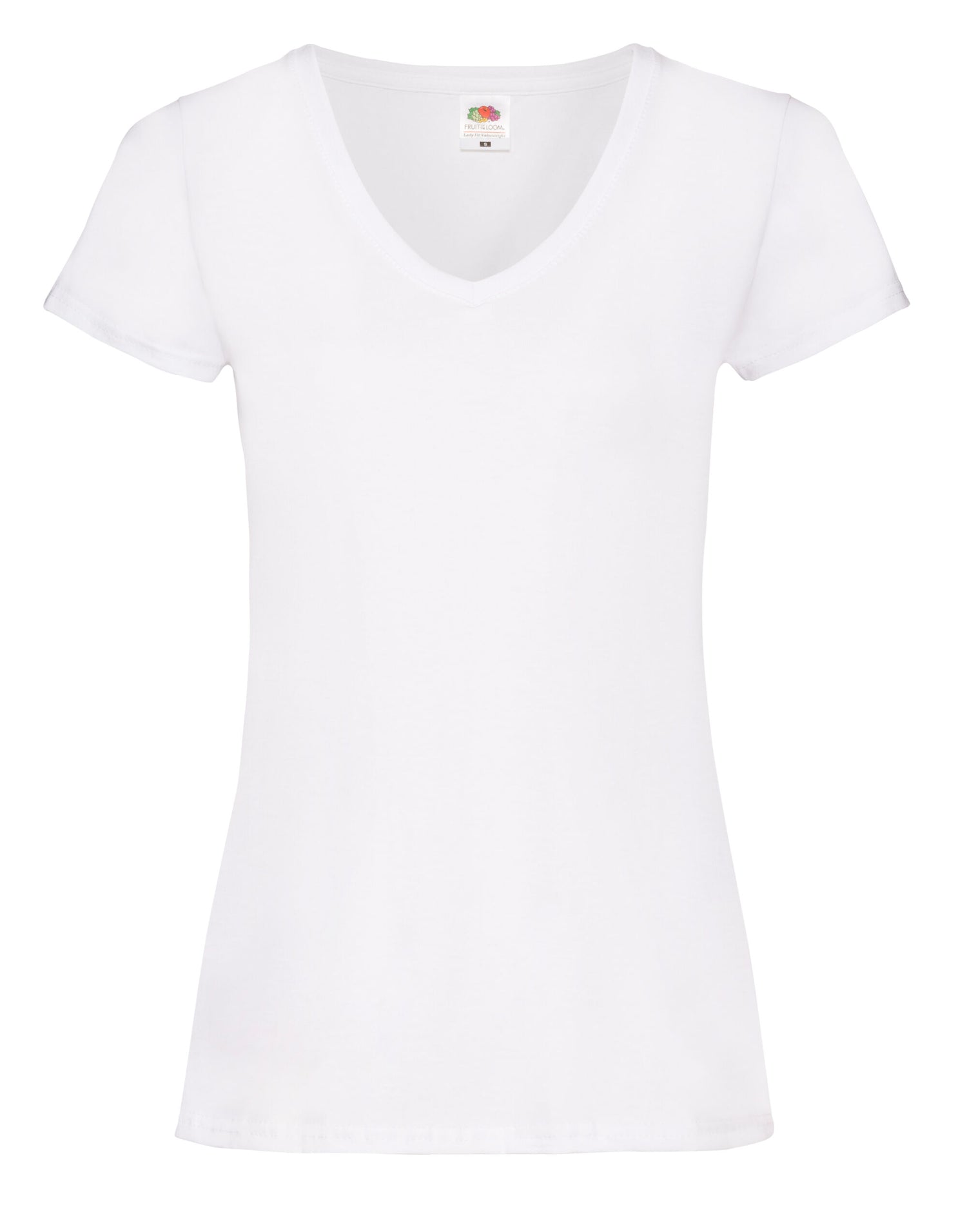 Fruit of the Loom Ladies Valueweight V Neck T 61398 - - Customisable T-Shirts