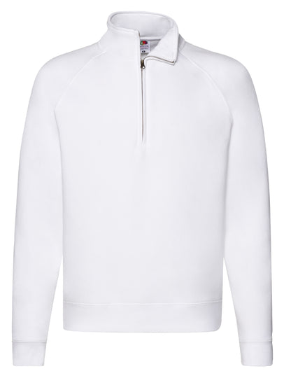 Fruit of the Loom Mens Premium Zip Neck Sweat 62032 - - Customisable Sweatshirts