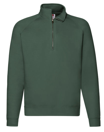 Fruit of the Loom Mens Premium Zip Neck Sweat 62032 - - Customisable Sweatshirts