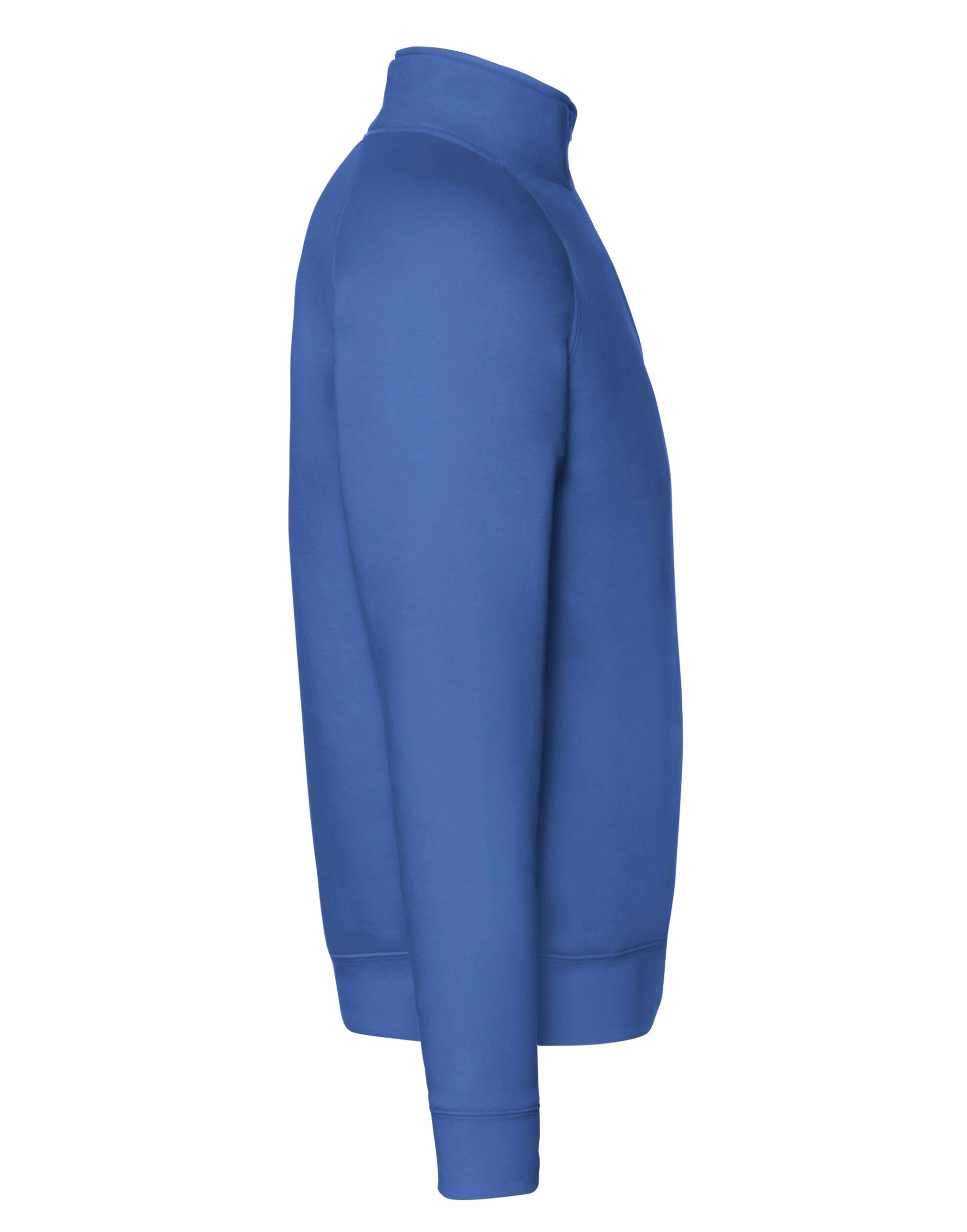 Fruit of the Loom Mens Premium Zip Neck Sweat 62032 - Royal - Customisable Sweatshirts