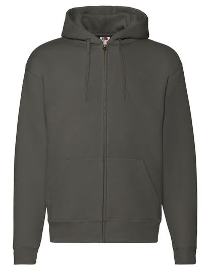 Fruit of the Loom Mens Premium Hooded Sweat Jacket 62034 - - Customisable Sweatshirts