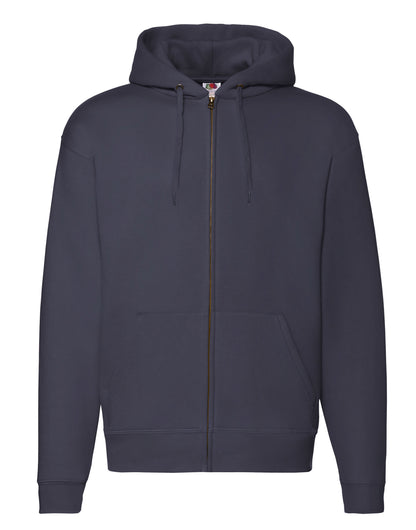 Fruit of the Loom Mens Premium Hooded Sweat Jacket 62034 - - Customisable Sweatshirts