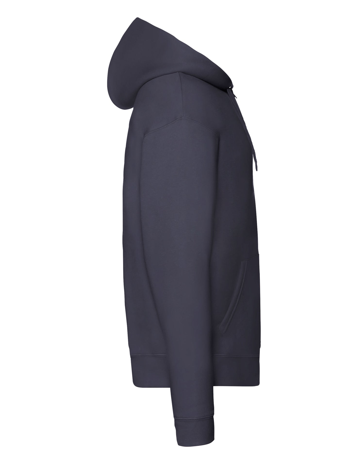 Fruit of the Loom Mens Premium Hooded Sweat Jacket 62034 - Deep Navy - Customisable Sweatshirts