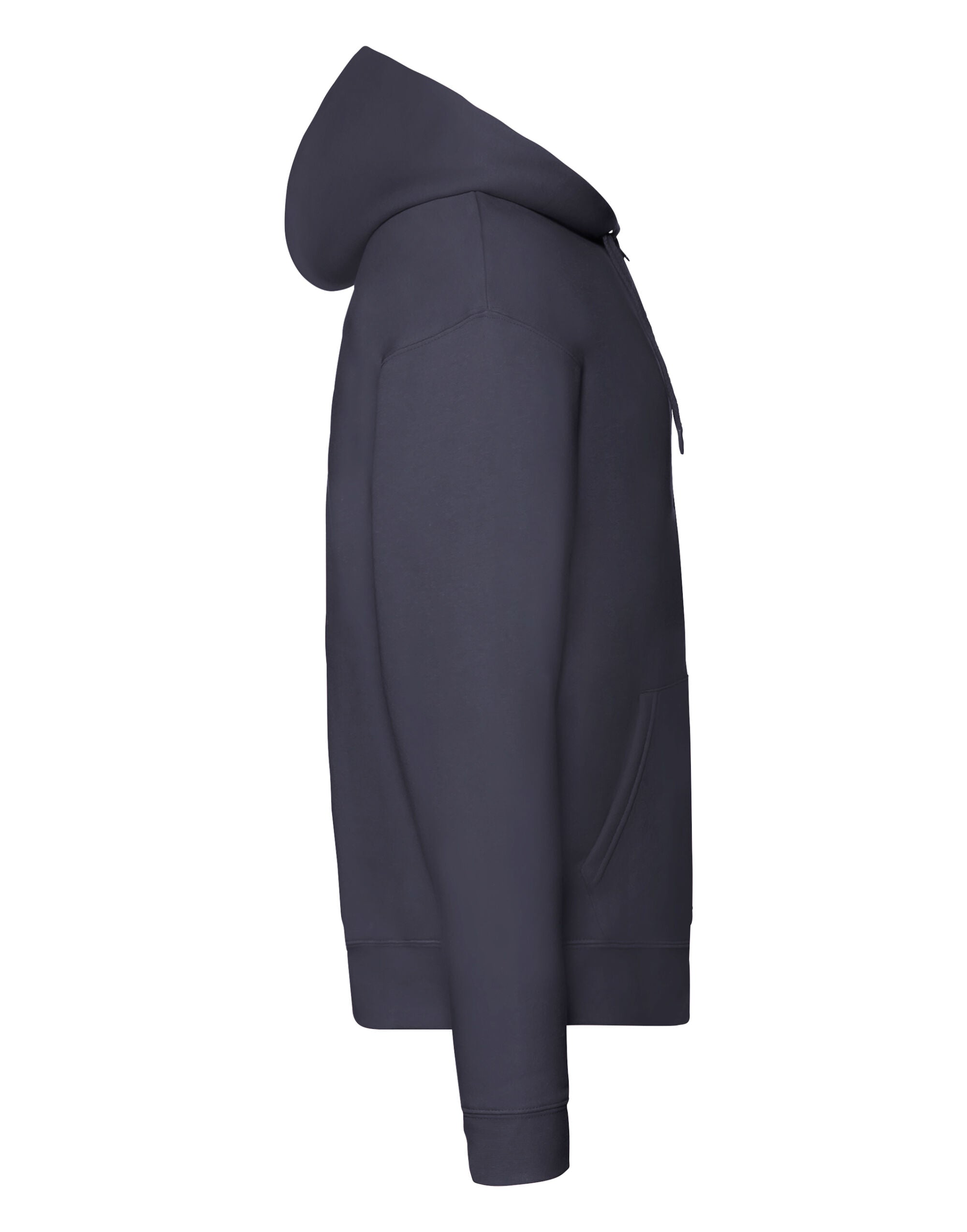 Fruit of the Loom Mens Premium Hooded Sweat Jacket 62034 - Deep Navy - Customisable Sweatshirts