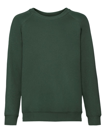 Fruit of the Loom Kids Classic Raglan Sweat 62039 - - Customisable Sweatshirts