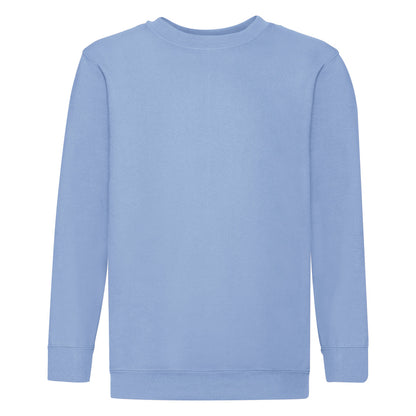 Fruit of the Loom Kids Classic Set In Sweat 62041 - - Customisable Sweatshirts