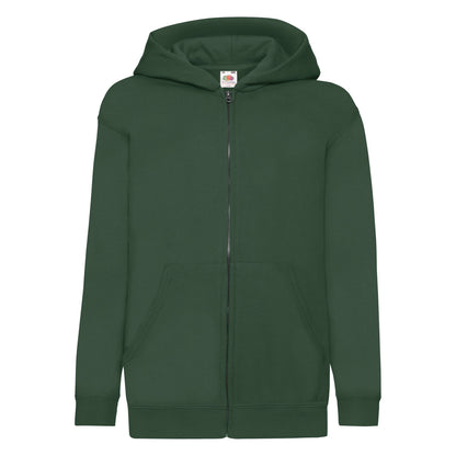 Fruit of the Loom Kids Classic Hooded Sweat Jacket 62045 - - Customisable Jackets