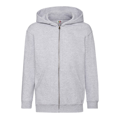 Fruit of the Loom Kids Classic Hooded Sweat Jacket 62045 - - Customisable Jackets