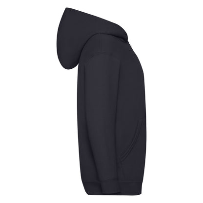 Fruit of the Loom Kids Classic Hooded Sweat Jacket 62045 - Deep Navy - Customisable Jackets