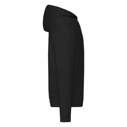 Fruit of the Loom Mens Classic Hooded Sweat Jacket 62062 - Black - Customisable Jackets