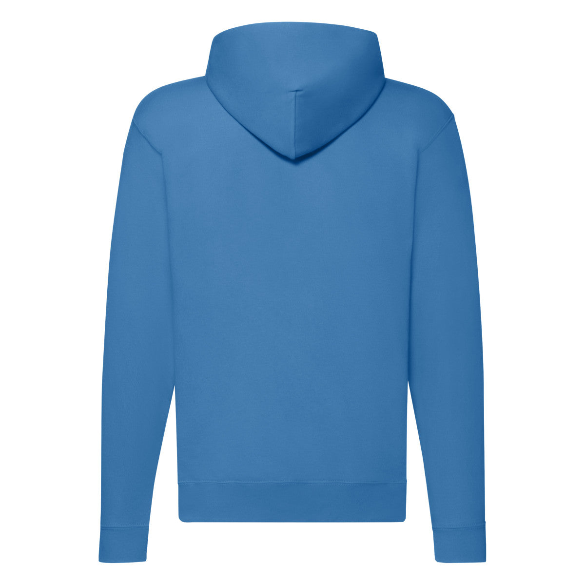 Fruit of the Loom Mens Classic Hooded Sweat Jacket 62062 - Azure Blue - Customisable Jackets