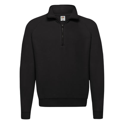 Fruit of the Loom Mens Classic Zip Neck Sweat 62114 - - Customisable Sweatshirts