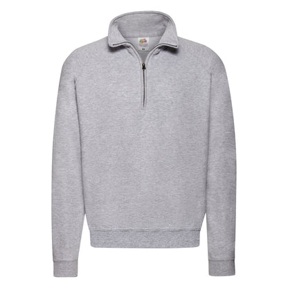 Fruit of the Loom Mens Classic Zip Neck Sweat 62114 - - Customisable Sweatshirts