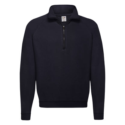 Fruit of the Loom Mens Classic Zip Neck Sweat 62114 - - Customisable Sweatshirts