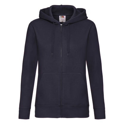 Fruit of the Loom Ladies Premium Hooded Sweat Jacket 62118 - - Customisable Sweatshirts