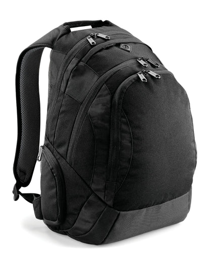 Quadra Vessel Laptop Backpack qd905 - Black O S - Customisable Bags
