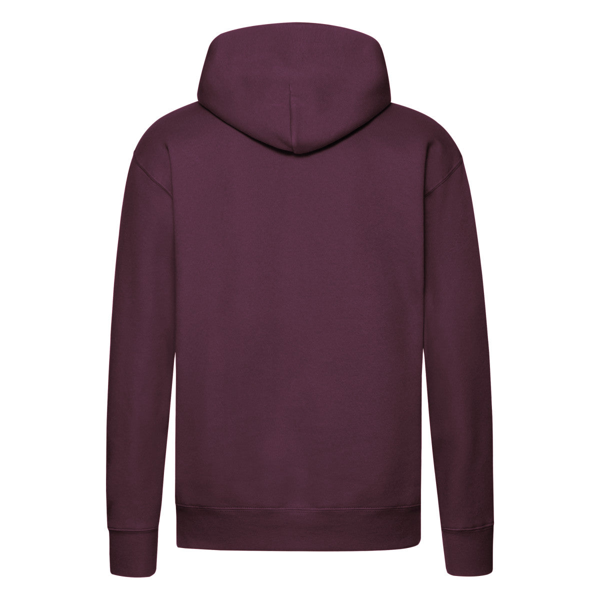 Fruit of the Loom Mens Premium Hooded Sweat 62152 - Burgundy - Customisable Sweatshirts